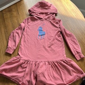 Girls Ralph Lauren hooded dress